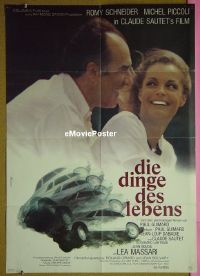 #6345 THINGS OF LIFE German movie poster '69 Romy Schneider