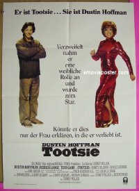 c418 TOOTSIE German movie poster '82 Dustin Hoffman, Jessica Lange