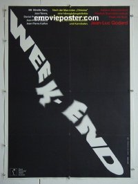 #1063 WEEK END German '67 Jean-Luc Godard