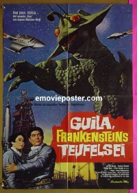 #8454 X FROM OUTER SPACE German '67 sci-fi! 