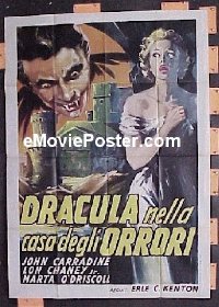 #051 HOUSE OF DRACULA Italian poster R60