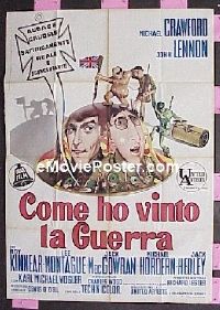 #061 HOW I WON THE WAR Italian poster '68 