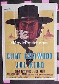 #065 JOE KIDD Italian poster '72 Eastwood 