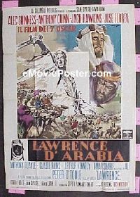 #8141 LAWRENCE OF ARABIA Italian 1p '63 