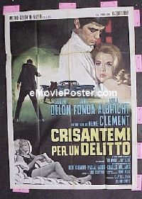 #069 LOVE CAGE Italian poster '64 Delon 