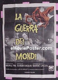 #177 WAR OF THE WORLDS Italian poster R64 