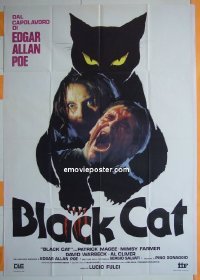 #8273 BLACK CAT Italian 1p '80 Lucio Fulci 