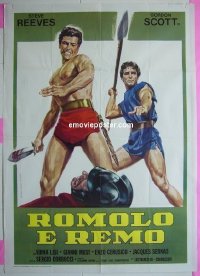 #8288 DUEL OF THE TITANS Italy 1p R70s Reeves 