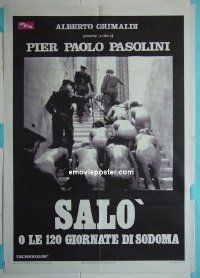 #1116 SALO Italian 1p '75 Pier Paolo Pasolini 