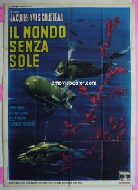 #8336 WORLD WITHOUT SUN Italy 1p '65 Cousteau 