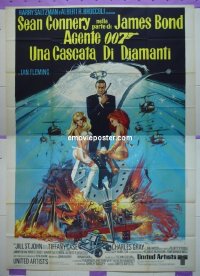 #8357 DIAMONDS ARE FOREVER Italy2p 71 Connery 