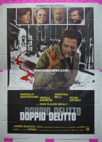 #8283 DOUBLE MURDER Italy2p '78 Mastroianni 