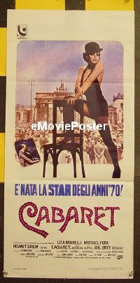 c328 CABARET Italian locandina movie poster R78 Liza Minnelli, York
