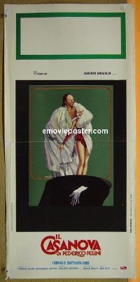 v620 FELLINI'S CASANOVA Italian locandina movie poster '76 Sutherland