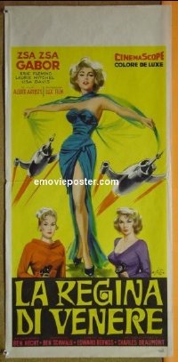 #9225 QUEEN OF OUTER SPACE Italy locan '58 