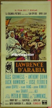 #266 LAWRENCE OF ARABIA Italian locandina '62 