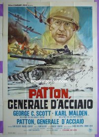 #8250 PATTON Italian 1p '70 George C. Scott 