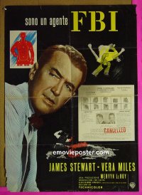 #8174 FBI STORY Italypbusta '59 James Stewart 
