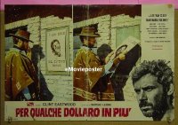 #6702 FOR A FEW DOLLARS MORE Italian photobusta movie poster '67