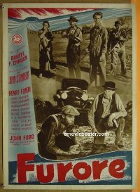 #2737 GRAPES OF WRATH photobusta 1952 Fonda 