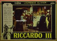 #178 RICHARD III Italian photobusta '54 