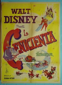 #1301 CINDERELLA Mexican poster R73 Disney