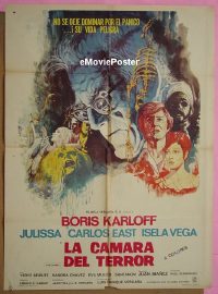 #252 FEAR CHAMBER Mexican '68 Karloff, sci-fi 