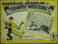 #233 MODERN TIMES Mexican LC R60s C. Chaplin 