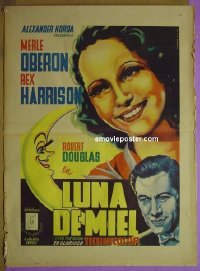 #9711 OVER THE MOON Mexican '39 Merle Oberon 