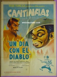 #7963 DIA CON EL DIABLO Mexican 45 Cantinflas 