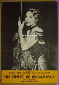 #8004 FUNNY LADY Romanian '75 Streisand, Caan 