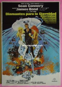 #6172 DIAMONDS ARE FOREVER Spanish 71 Connery 