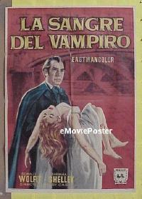 #207 BLOOD OF THE VAMPIRE Spanish '66 Wolfit 