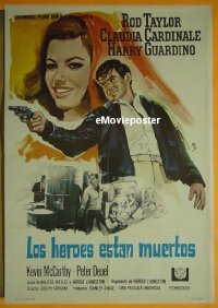 #4409 HELL WITH HEROES Span1sh '68 Rod Taylor 