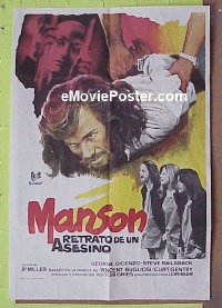 #447 HELTER SKELTER Spanish poster '76 Manson 