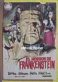 #209 HORROR OF FRANKENSTEIN Spanish'71 Hammer 
