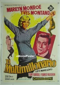 #029 LET'S MAKE LOVE linen Spanish '60 Monroe 