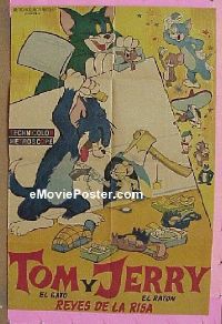 #040 TOM & JERRY REYES DE LA RISA '50s Argentinean movie poster
