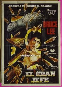 #2753 FISTS OF FURY Spanish video R80s Lee 