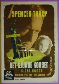 #9337 7th CROSS Swedish '44 Spencer Tracy 
