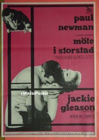 #233 HUSTLER Swedish '61 Paul Newman, Gleason 