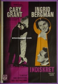 #7921 INDISCREET Swedish '58 Grant, Bergman 
