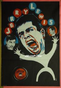 #226 JERRY LEWIS Swedish personality poster 