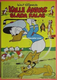 #4509 DONALD DUCK GOLFING Swedish '76 Disney 