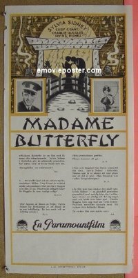#6540 MADAME BUTTERFLY Swedish '32 Cary Grant 