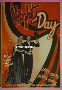 #4556 NIGHT & DAY Swedish '46 Cary Grant 
