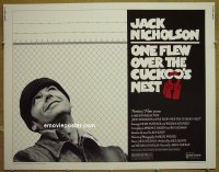 #001 1 FLEW OVER THE CUCKOO'S NEST 1/2sh '75 