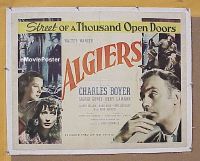 #174 ALGIERS 1/2sh '38 Boyer, Hedy Lamarr 