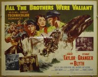 #6017 ALL THE BROTHERS WERE VALIANT B 1/2sh53 
