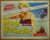 #7236 BLONDE BLACKMAILER 1/2sh '58 bad girl 